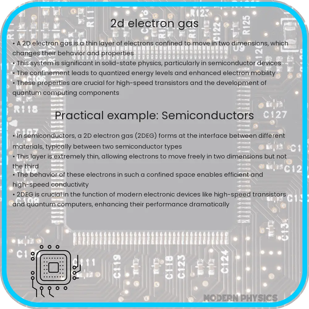 2D electron gas