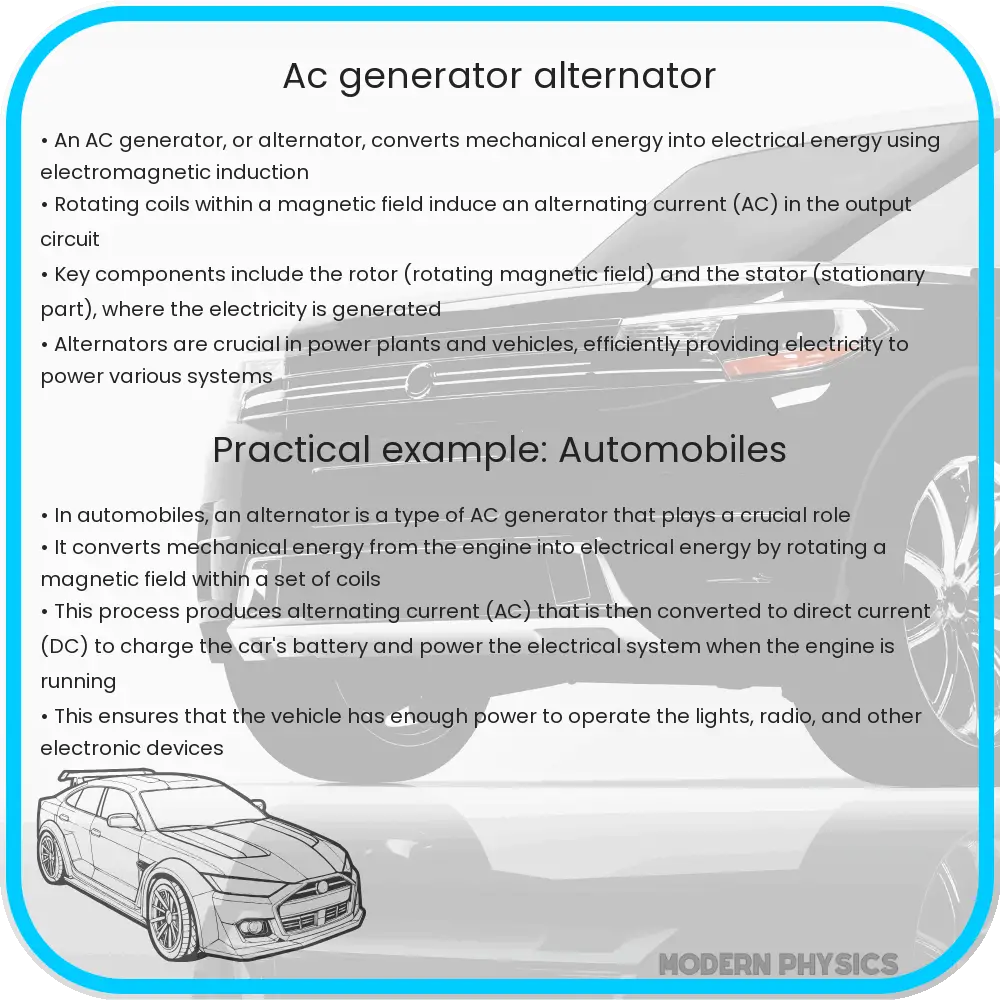 AC generator - Alternator