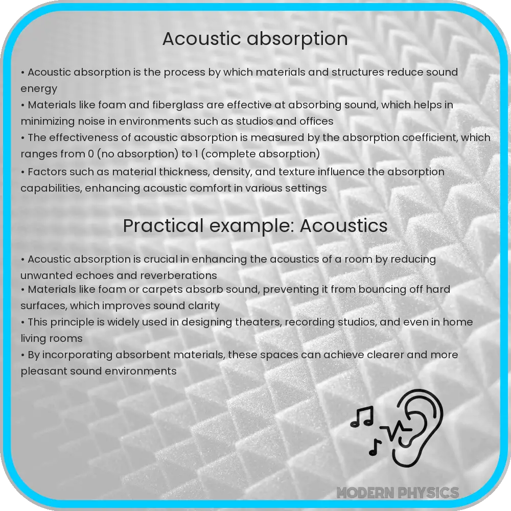 Acoustic Absorption