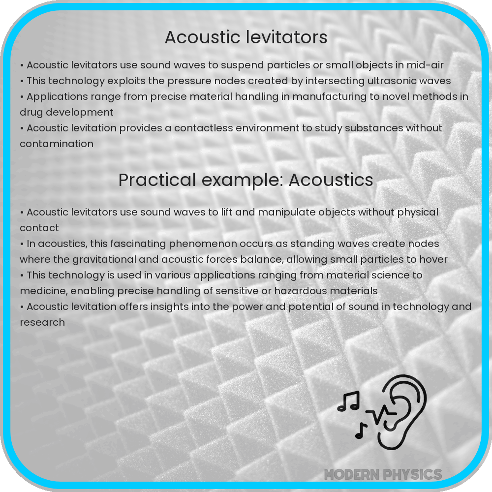 Acoustic Levitators