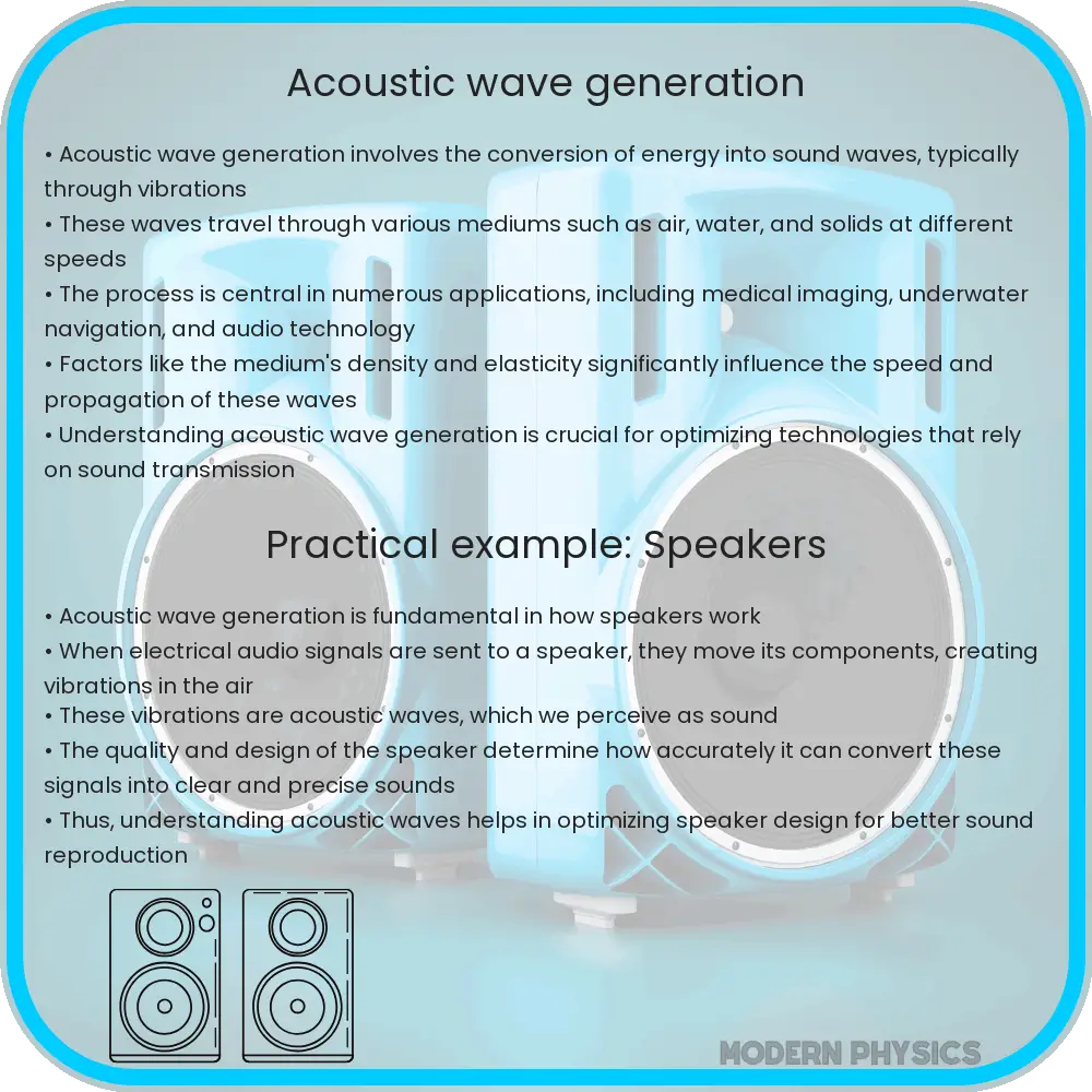 Acoustic wave generation