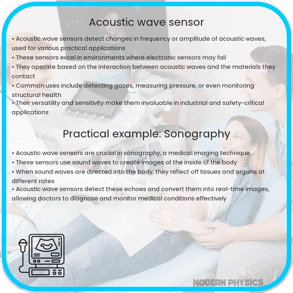 Acoustic wave sensor