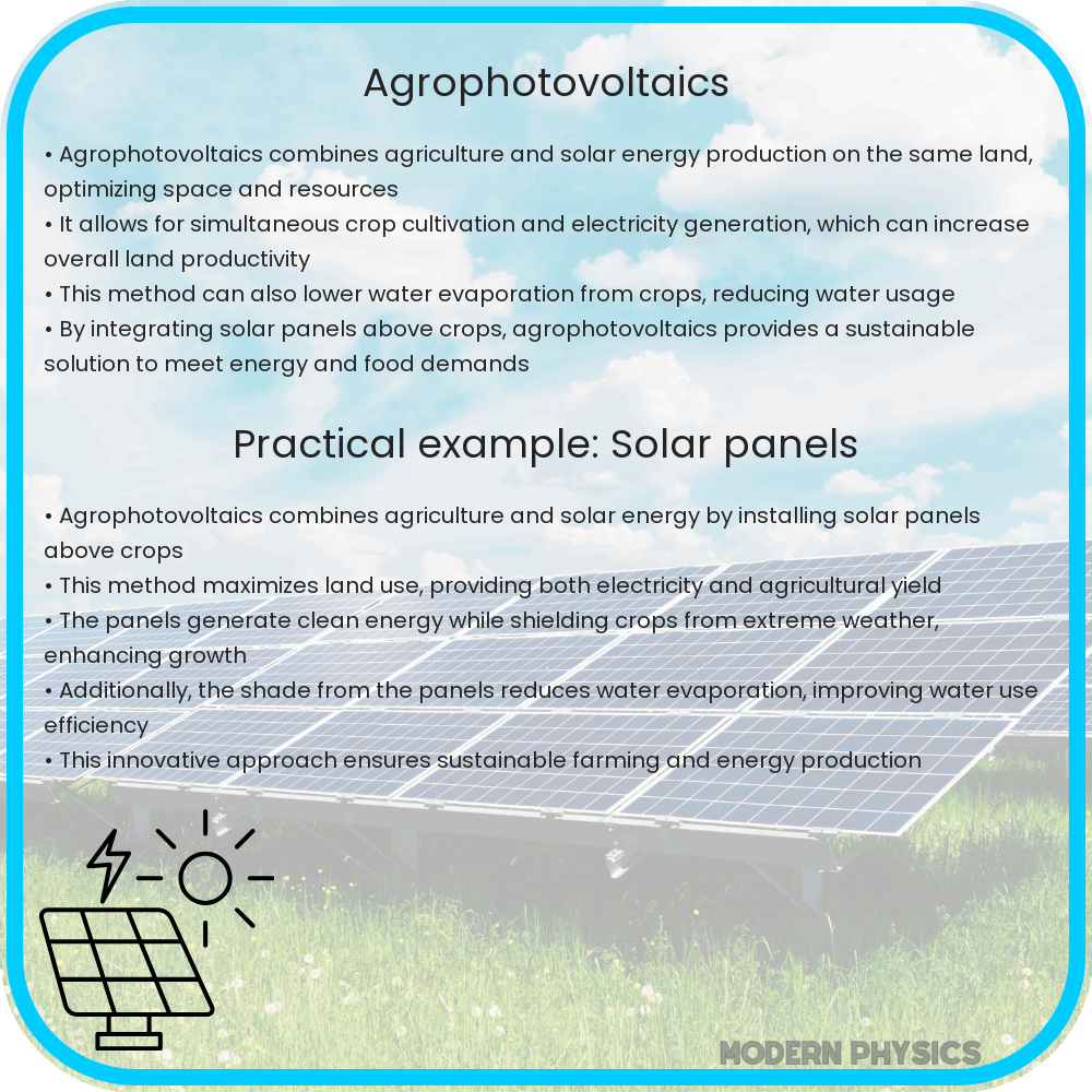 Agrophotovoltaics