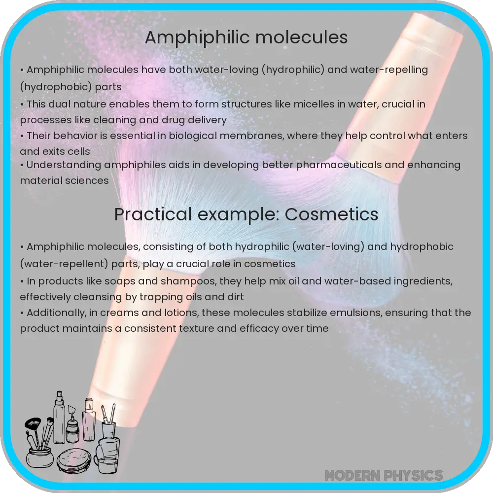 Amphiphilic molecules