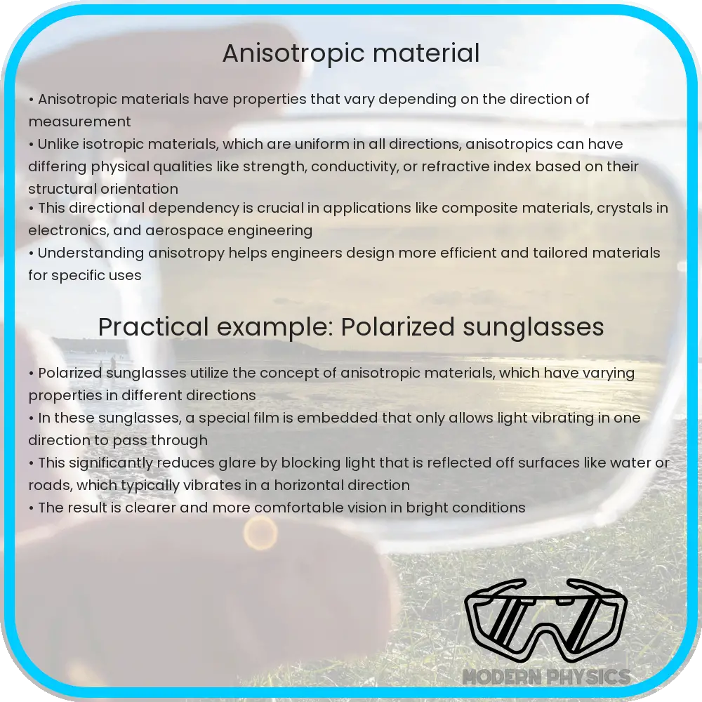 Anisotropic material