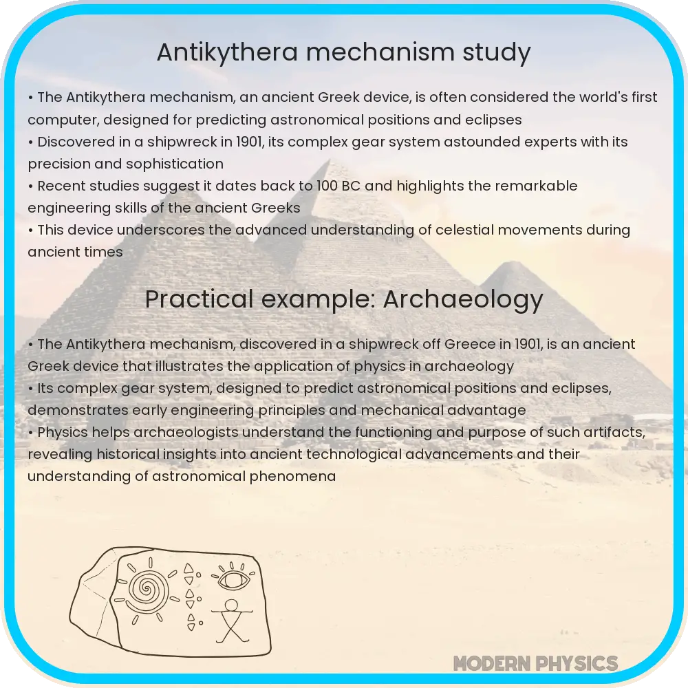 Antikythera mechanism study