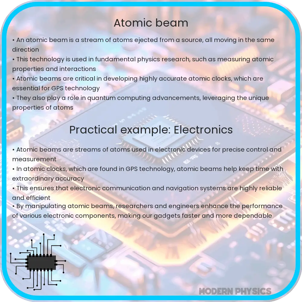 Atomic beam