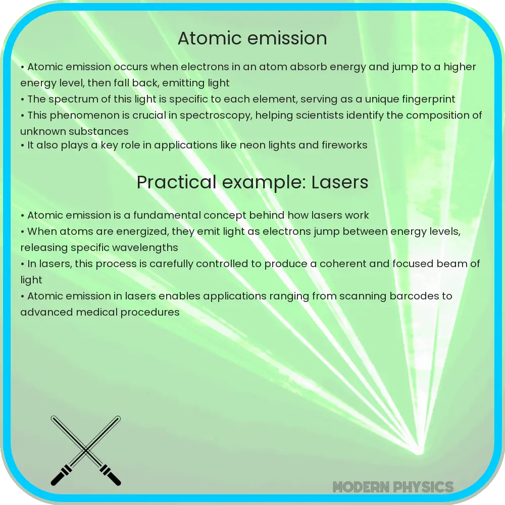 Atomic emission