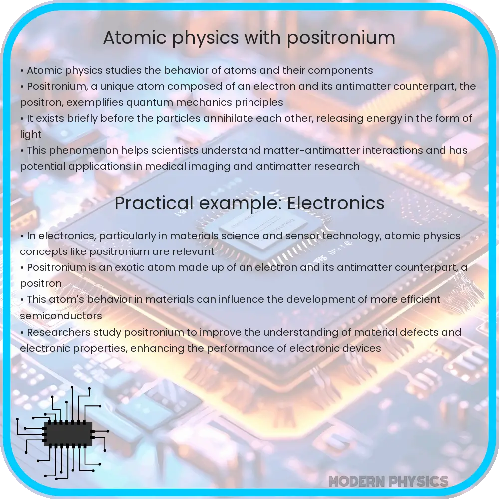 Atomic physics with positronium