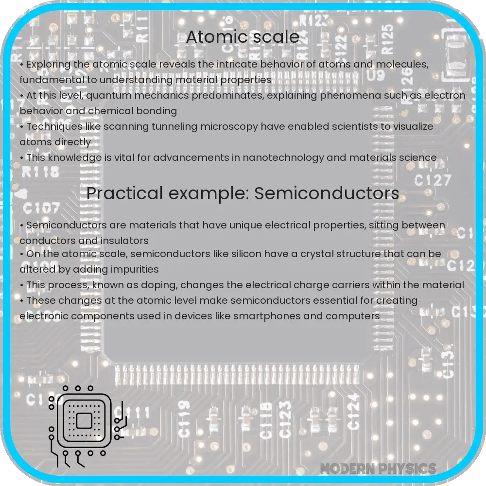 Atomic scale