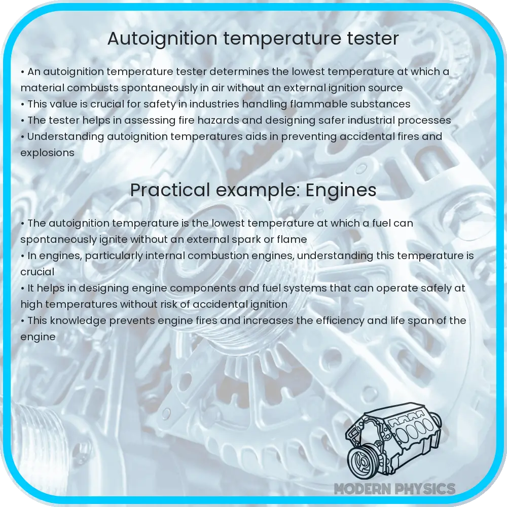 Autoignition temperature tester
