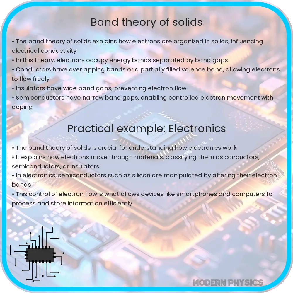 Band theory of solids