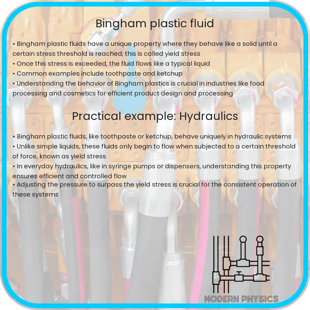 Bingham plastic fluid