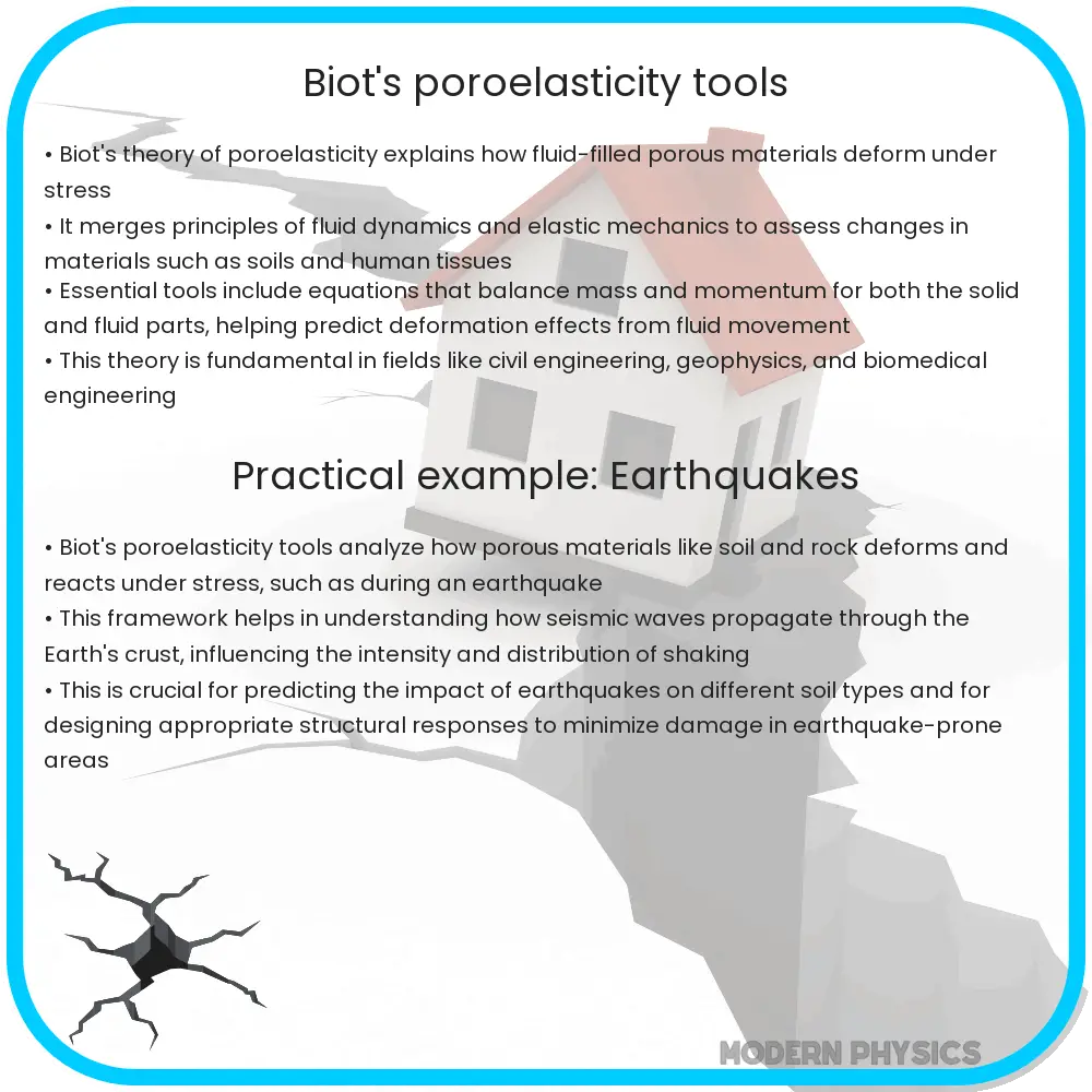 Biot's poroelasticity tools