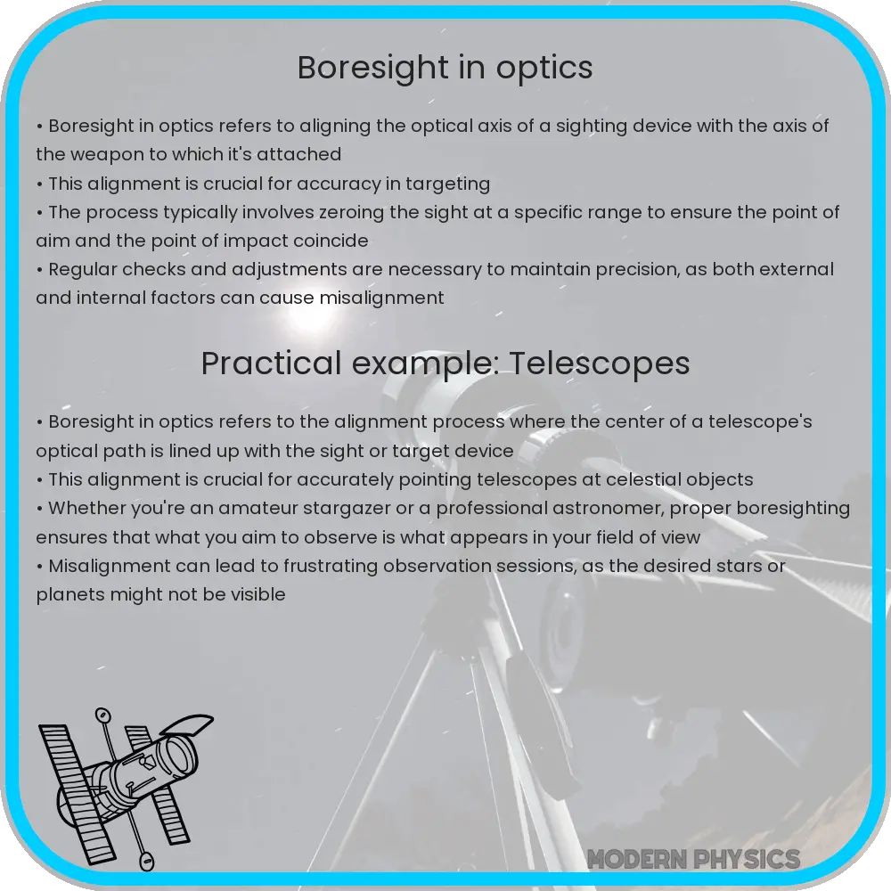 Boresight in optics