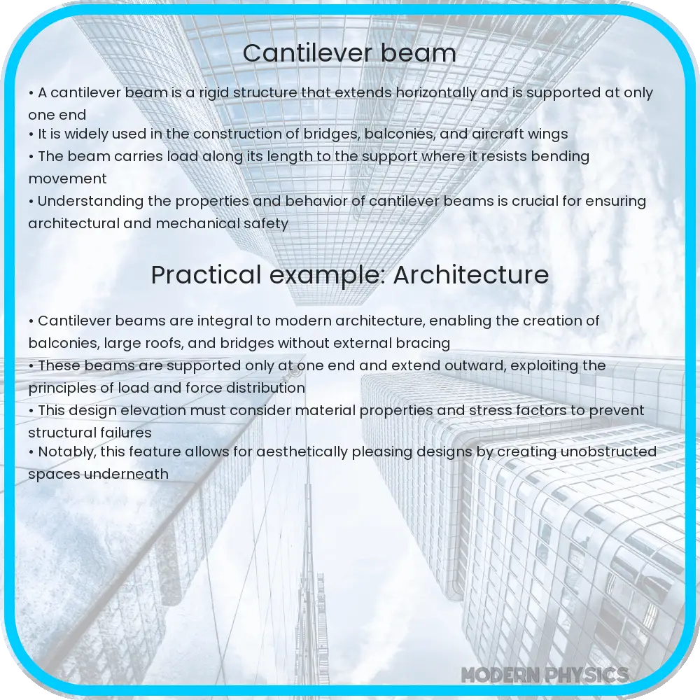 Cantilever beam
