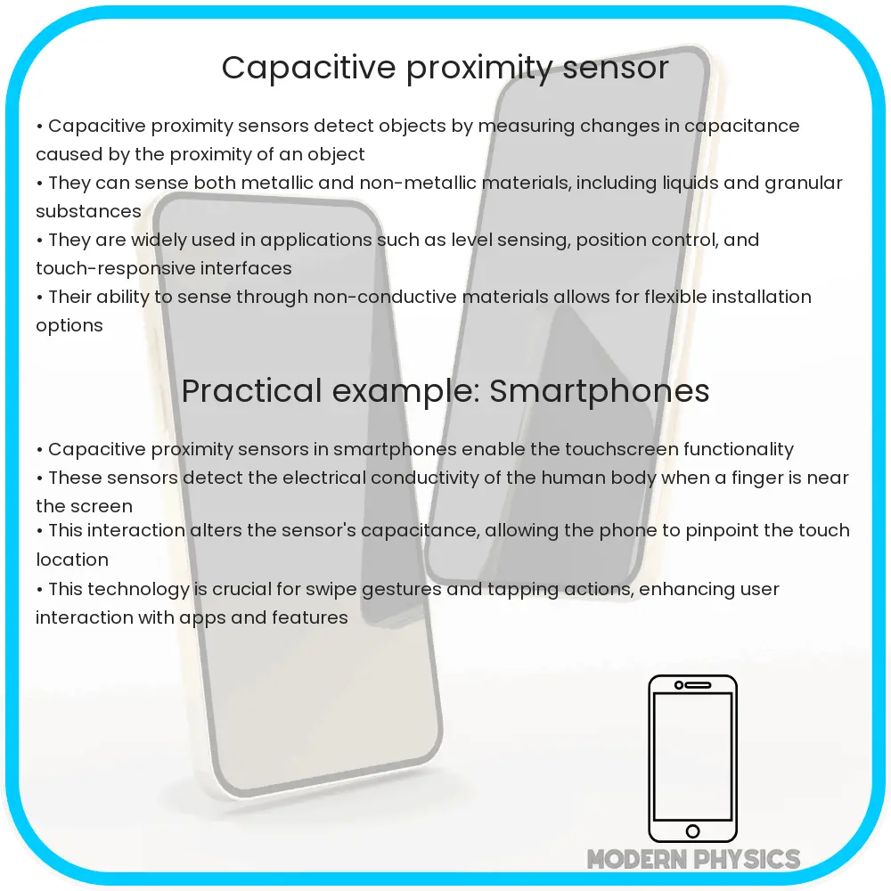 Capacitive proximity sensor