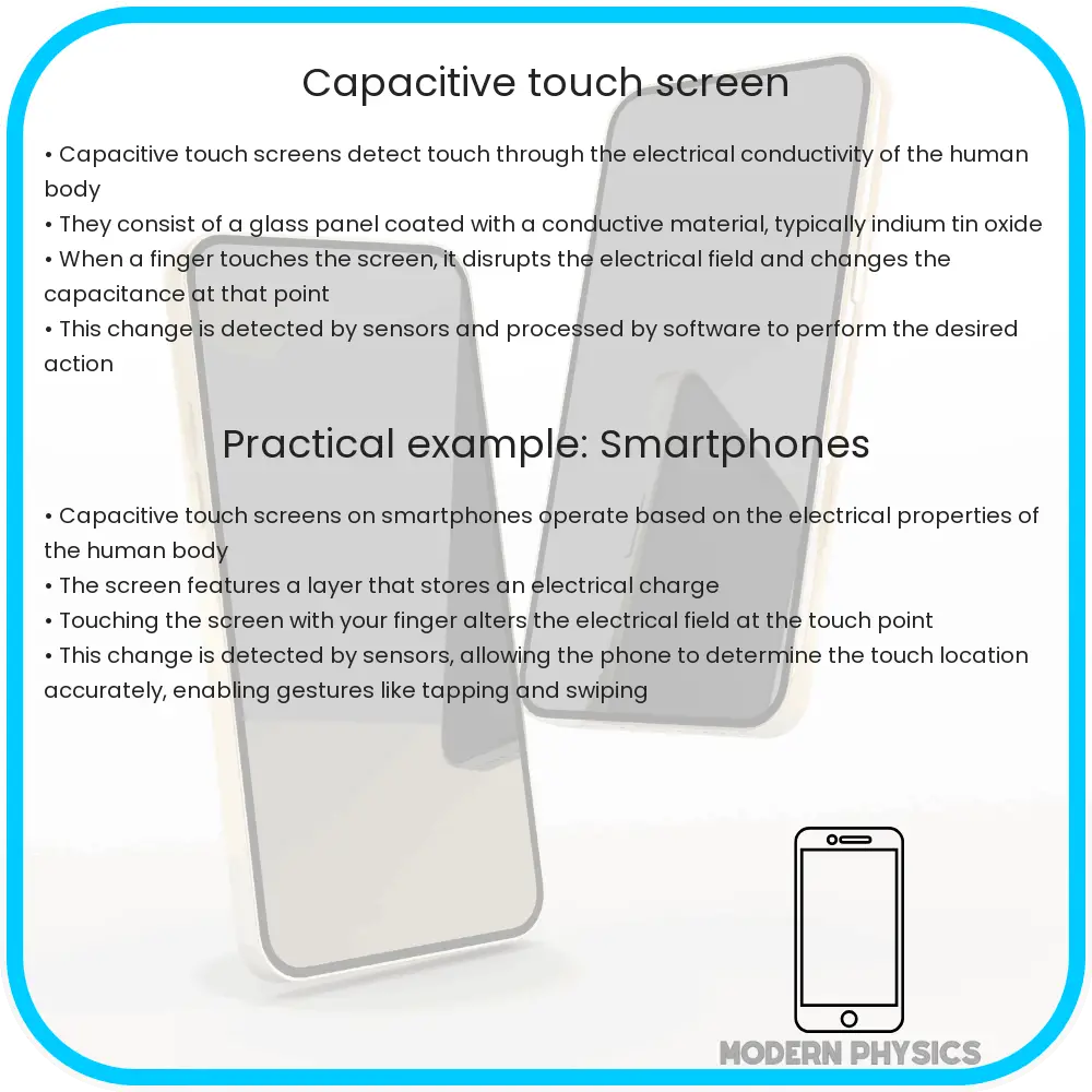 Capacitive touch screen