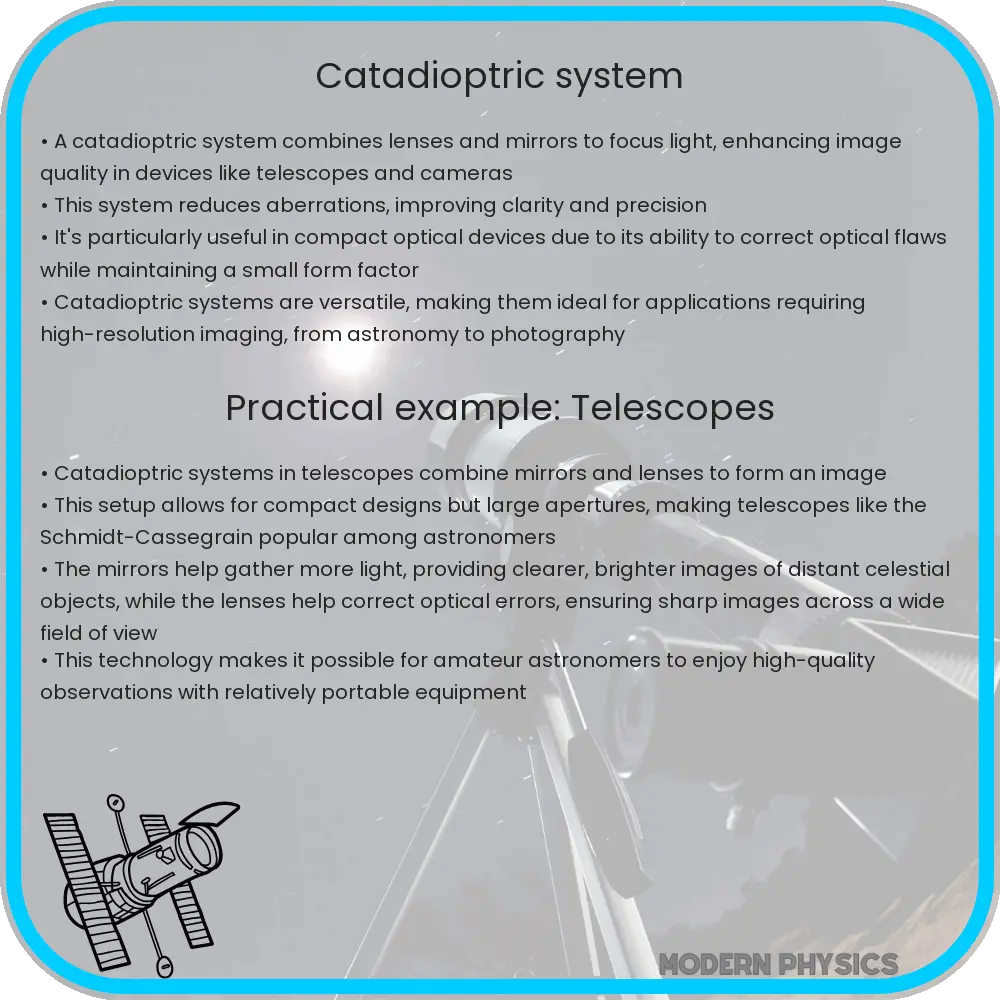 Catadioptric System Clarity, Precision & Versatility