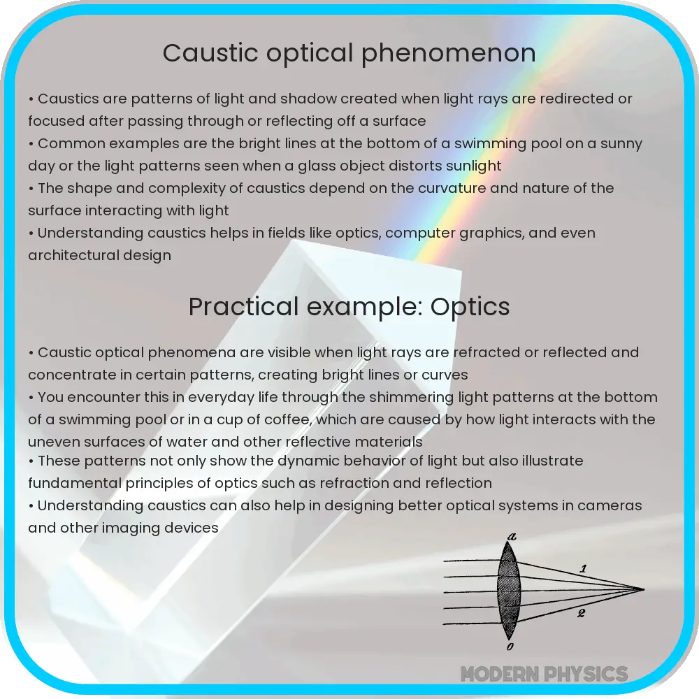 Caustic optical phenomenon Light, Patterns & Optics