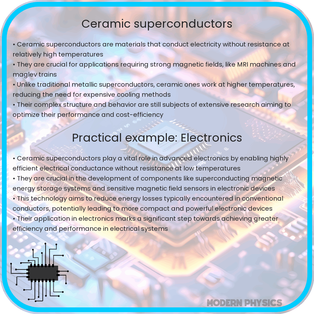 Ceramic superconductors