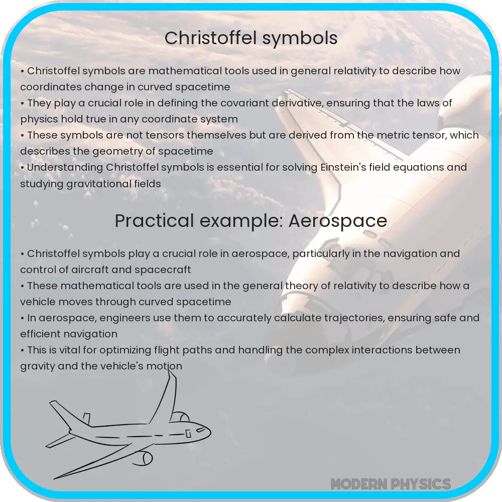 Christoffel symbols
