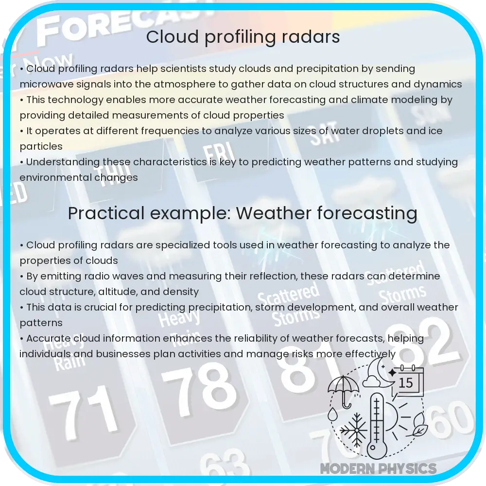 Cloud Profiling Radars
