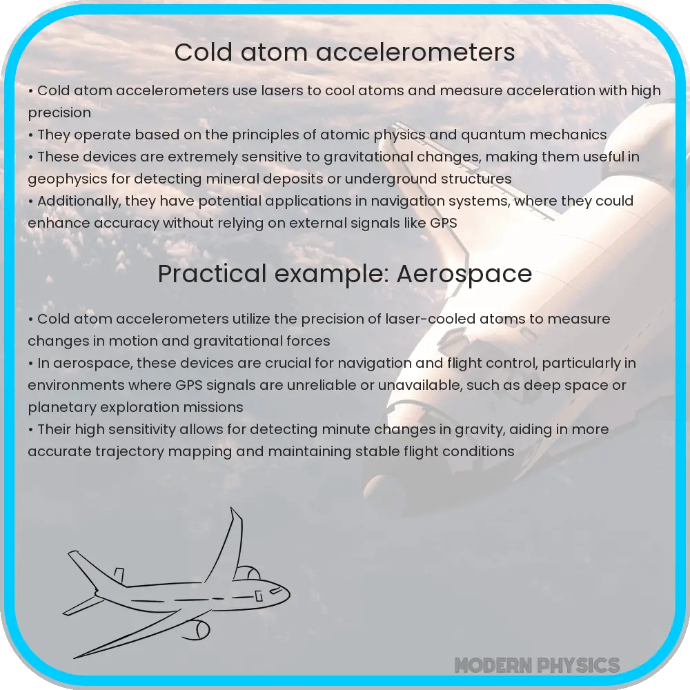 Cold atom accelerometers