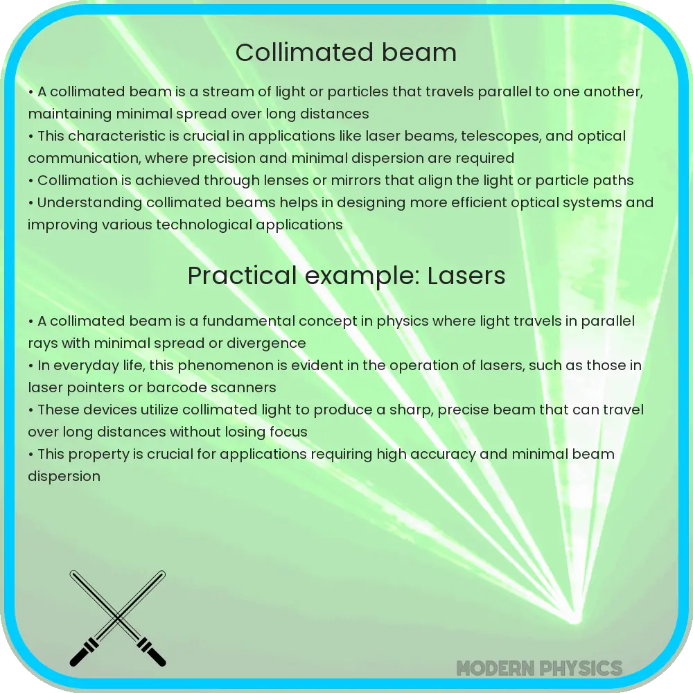 Collimated beam