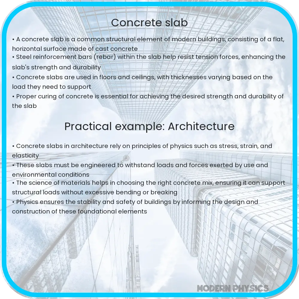 Concrete slab