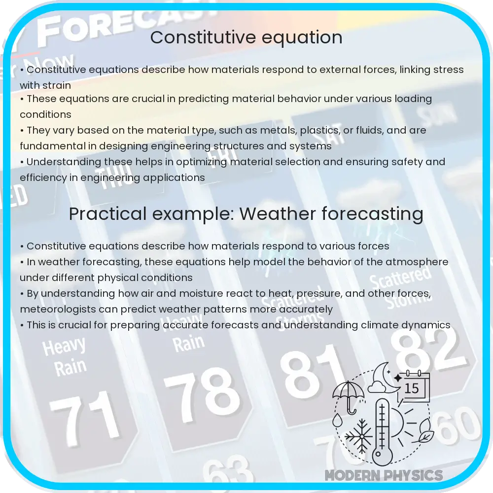 Constitutive equation