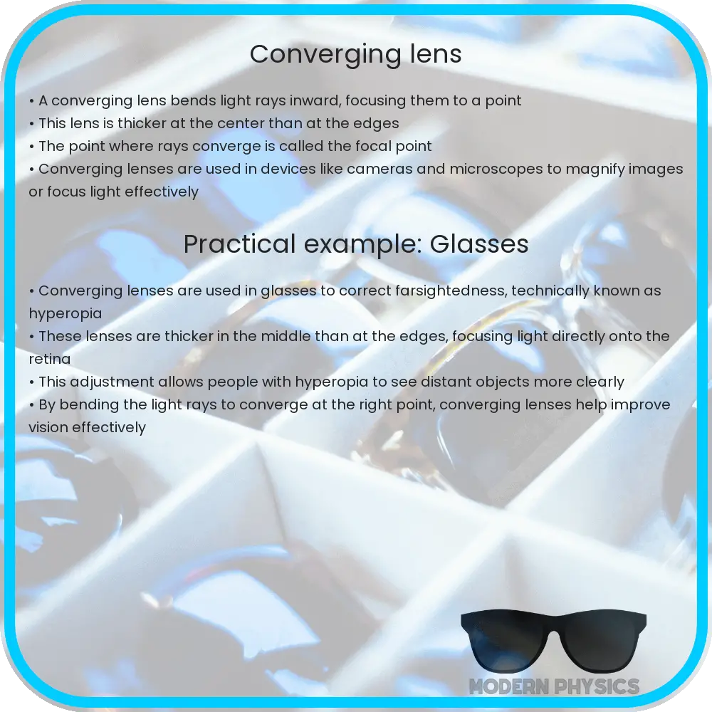 Converging lens