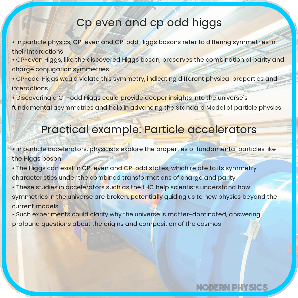 CP-even and CP-odd Higgs