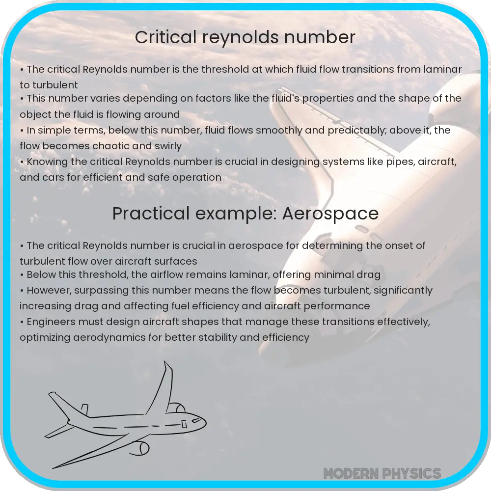 what is critical reynolds number