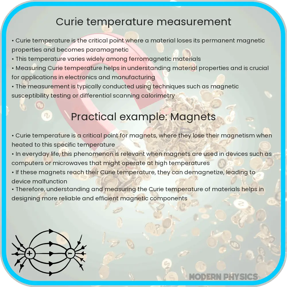 Curie temperature measurement