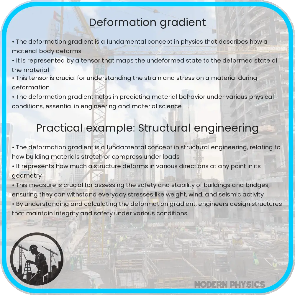 Deformation gradient