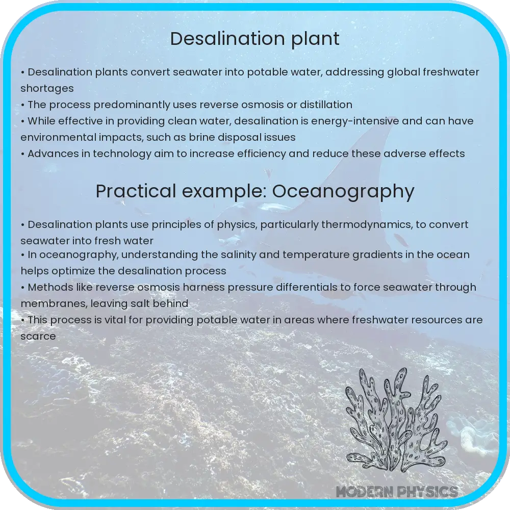 Desalination plant