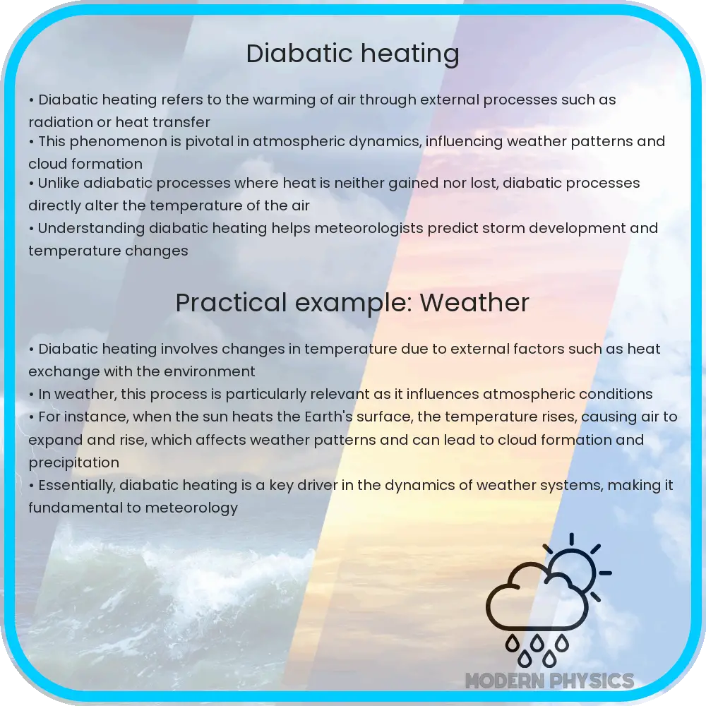 Diabatic Heating