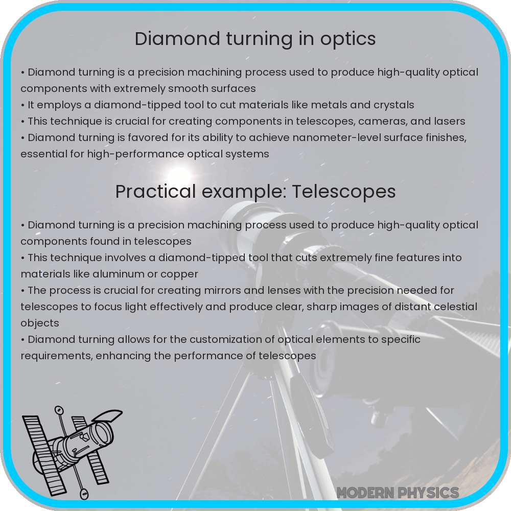 Diamond turning in optics