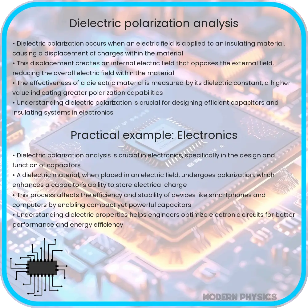 Dielectric polarization analysis
