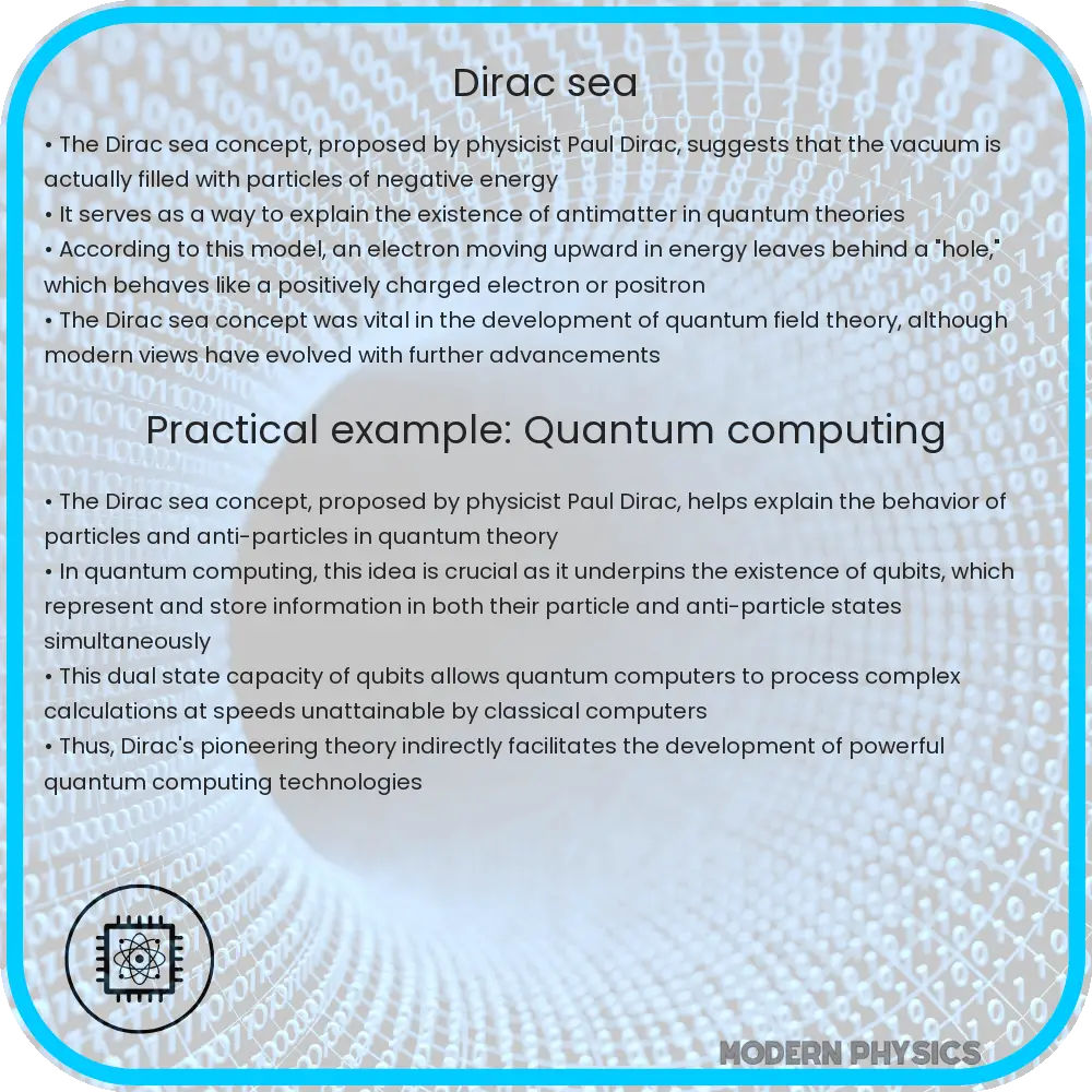 Dirac sea