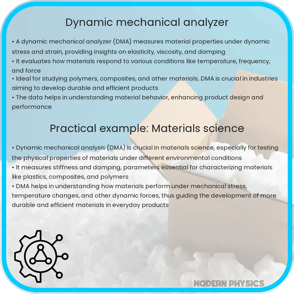 Dynamic mechanical analyzer