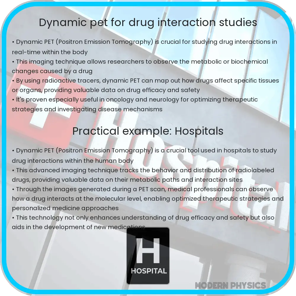 Dynamic PET for drug interaction studies