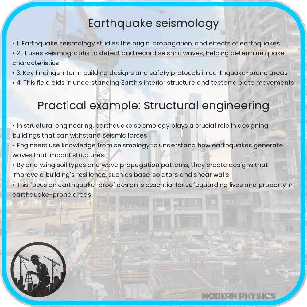 Earthquake Seismology
