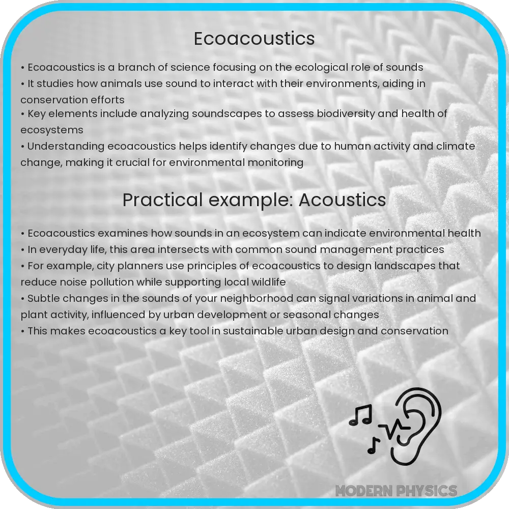 Ecoacoustics