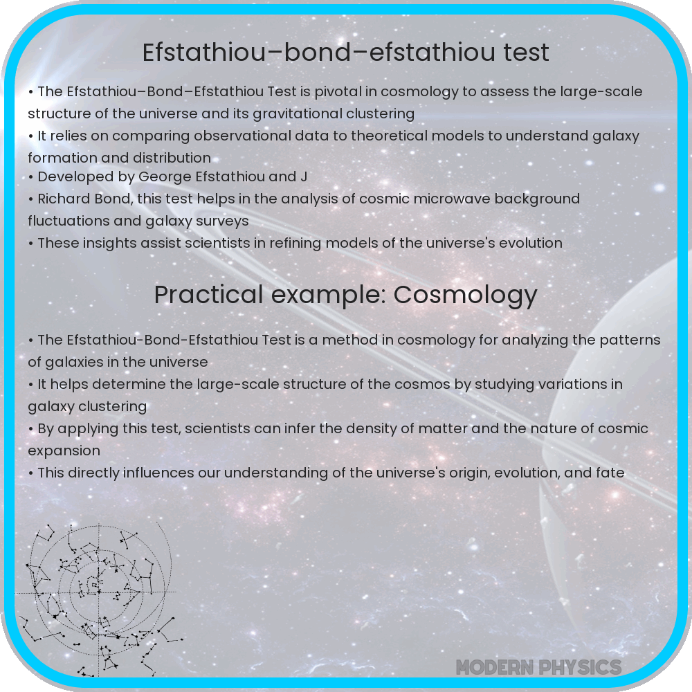 Efstathiou–Bond–Efstathiou Test