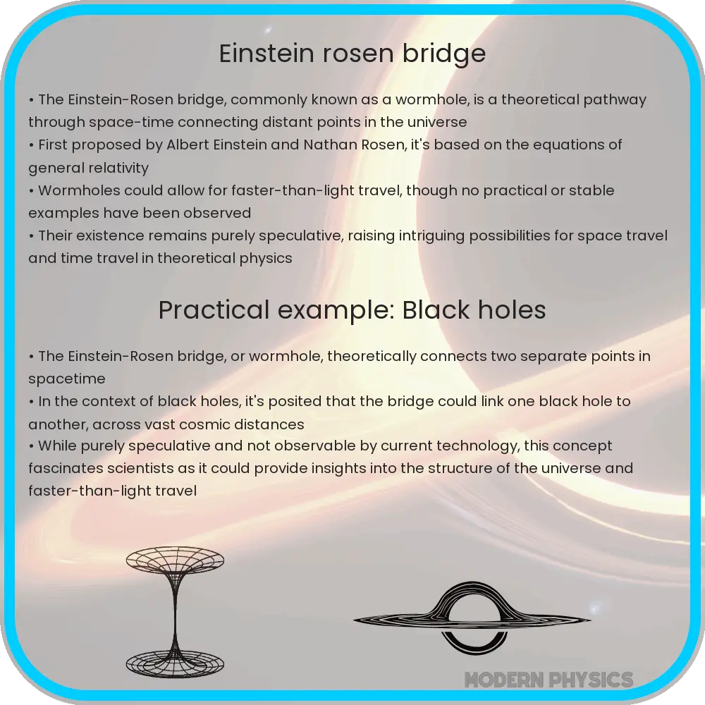 Einstein-Rosen bridge