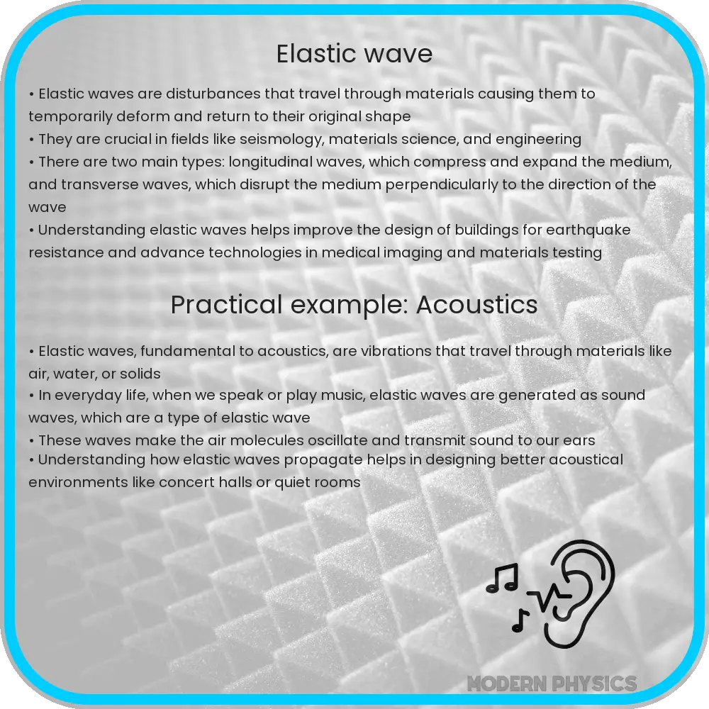 Elastic wave
