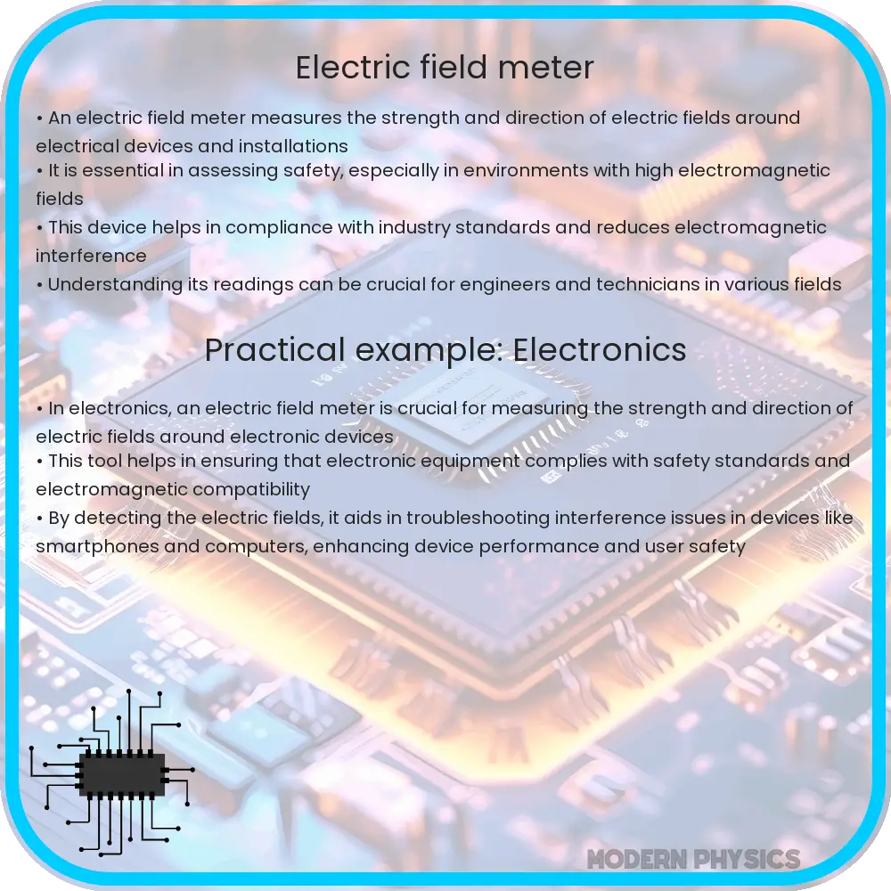 Electric field meter