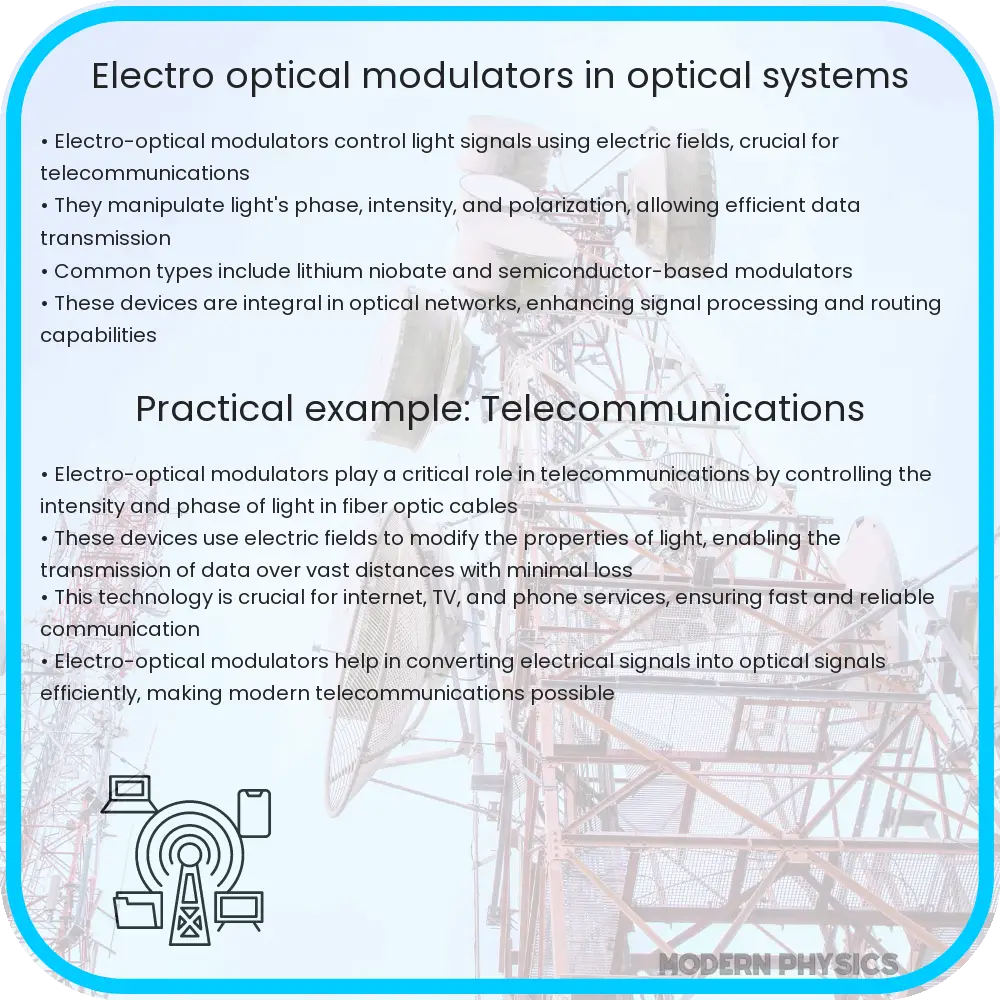 Electro-optical modulators in optical systems